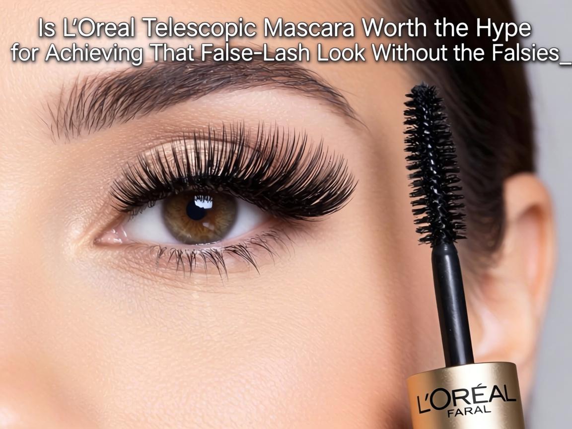 Is L'Oréal Telescopic Mascara Worth the Hype for Achieving That False-Lash Look Without the Falsies_