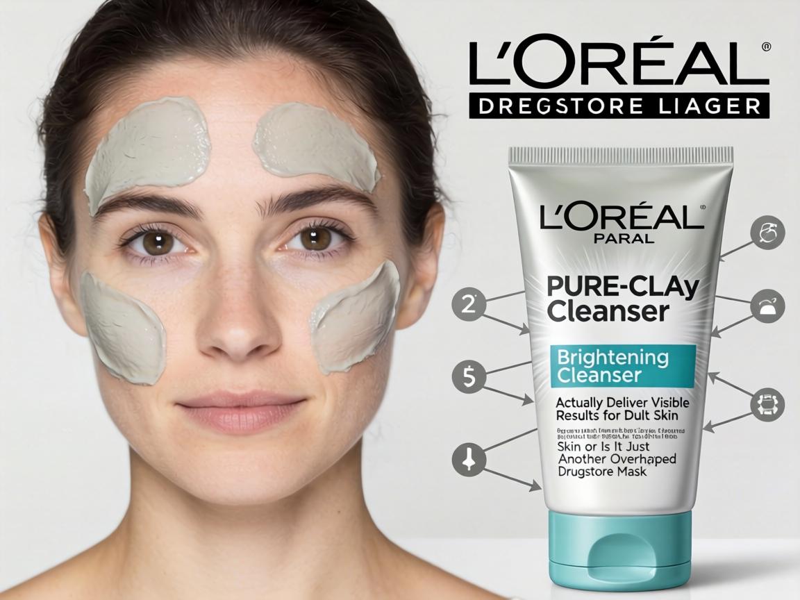 Does L'Oréal Pure-Clay Brightening Cleanser Actually Deliver Visible Results for Dull Skin or Is It Just Another Overhyped Drugstore Mask_