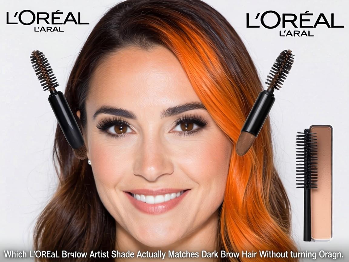 Which L’Oréal Brow Artist Shade Actually Matches Dark Brown Hair Without Turning Orange_