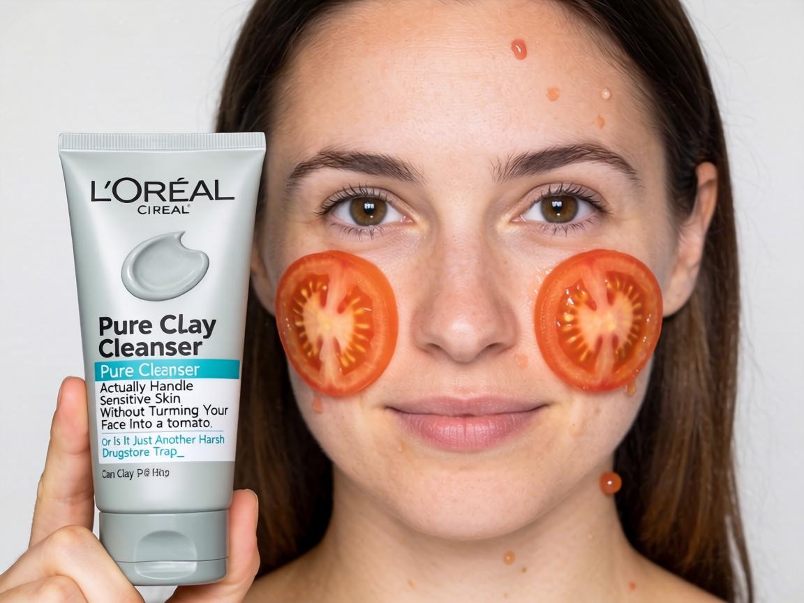 Can L'Oréal's Pure-Clay Cleanser Actually Handle Sensitive Skin Without Turning Your Face Into a Tomato, or Is It Just Another Harsh Drugstore Trap_