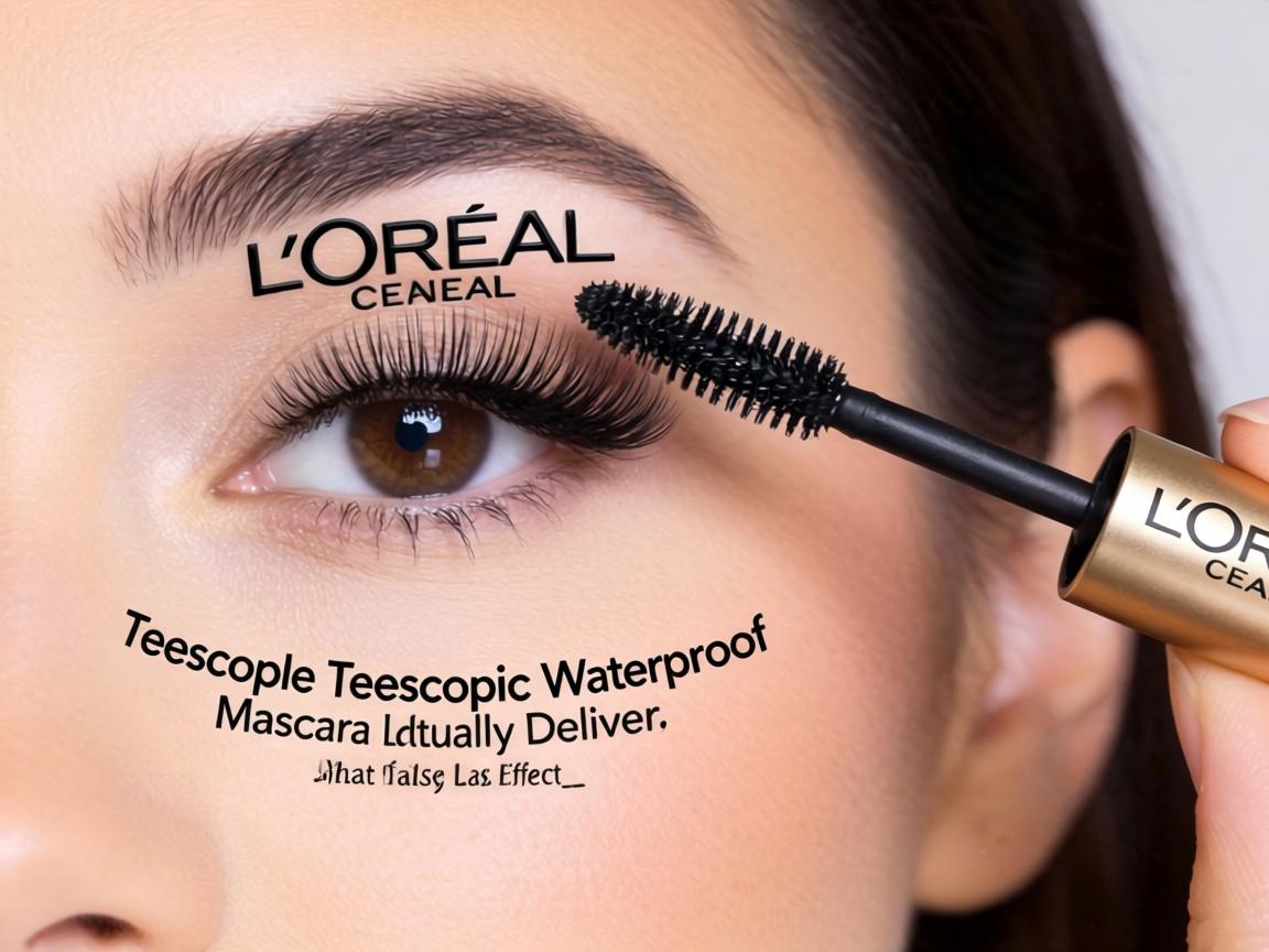 Does L'Oréal Telescopic Waterproof Mascara Actually Deliver That False Lash Effect Without the Clumpy Disaster_
