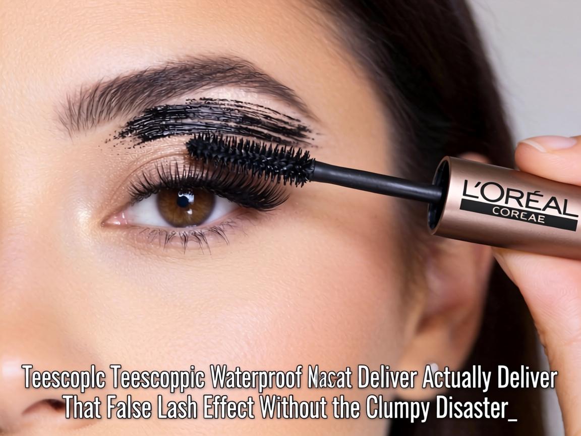 Does L'Oréal Telescopic Waterproof Mascara Actually Deliver That False Lash Effect Without the Clumpy Disaster_