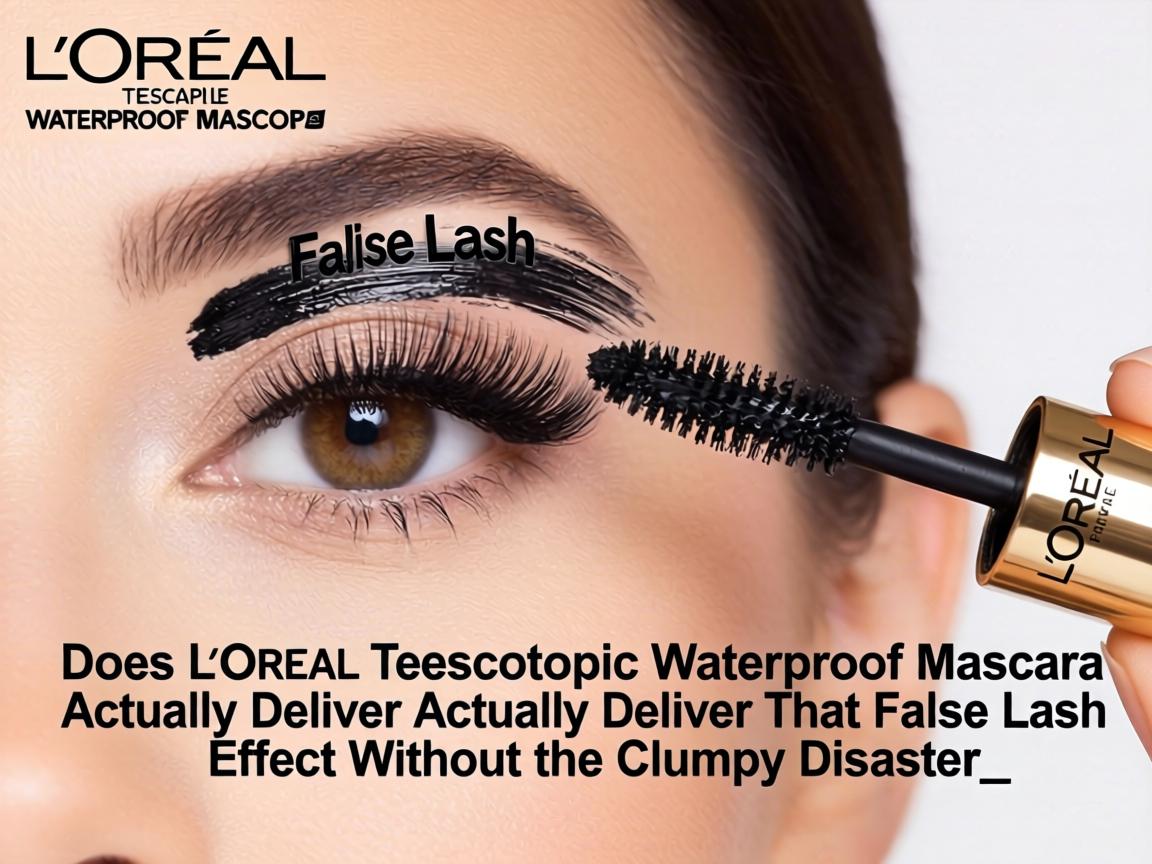 Does L'Oréal Telescopic Waterproof Mascara Actually Deliver That False Lash Effect Without the Clumpy Disaster_