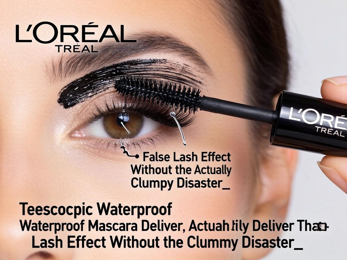Does L'Oréal Telescopic Waterproof Mascara Actually Deliver That False Lash Effect Without the Clumpy Disaster_