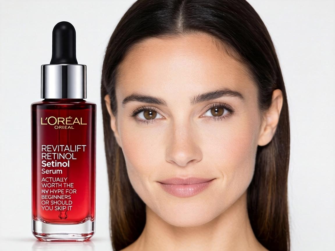 Is L’Oréal Revitalift Retinol Serum Actually Worth the Hype for Beginners or Should You Skip It_