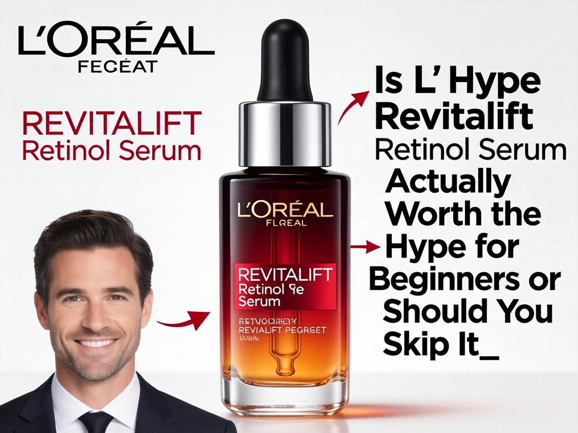 Is L’Oréal Revitalift Retinol Serum Actually Worth the Hype for Beginners or Should You Skip It_