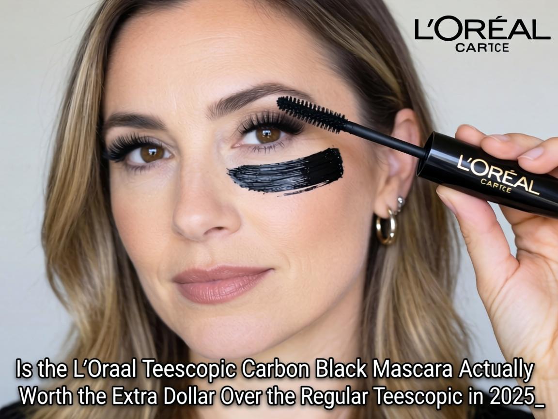 Is the L’Oréal Telescopic Carbon Black Mascara Actually Worth the Extra Dollar Over the Regular Telescopic in 2025_