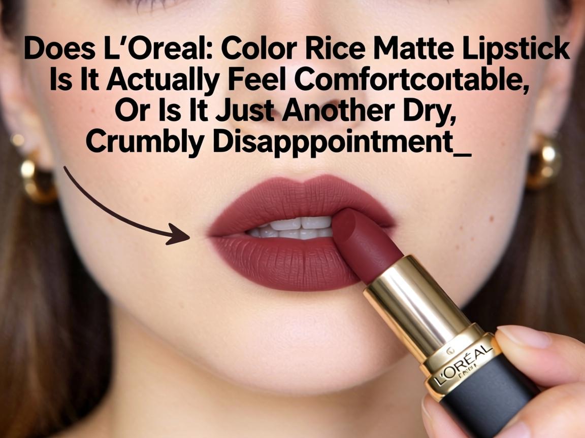 Does L'Oréal Color Riche Matte Lipstick Actually Feel Comfortable, or Is It Just Another Dry, Crumbly Disappointment_