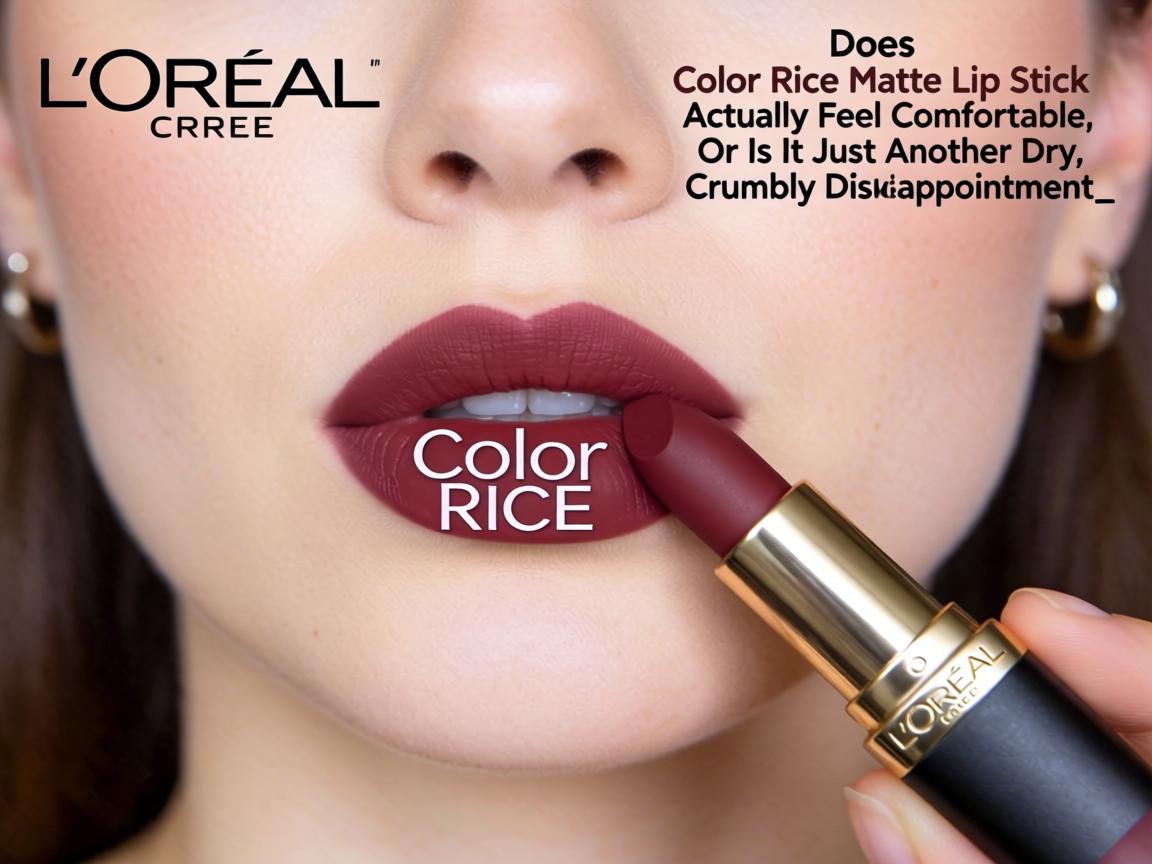 Does L'Oréal Color Riche Matte Lipstick Actually Feel Comfortable, or Is It Just Another Dry, Crumbly Disappointment_