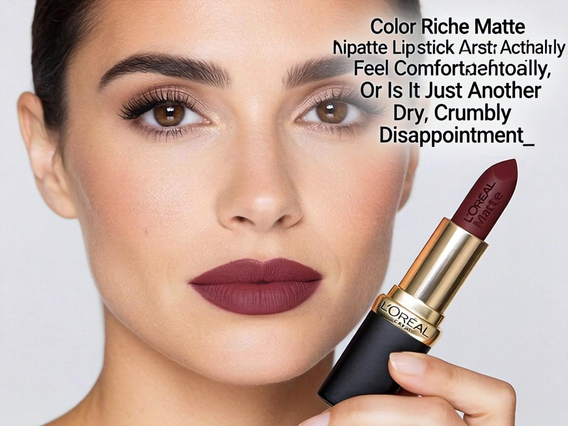 Does L'Oréal Color Riche Matte Lipstick Actually Feel Comfortable, or Is It Just Another Dry, Crumbly Disappointment_