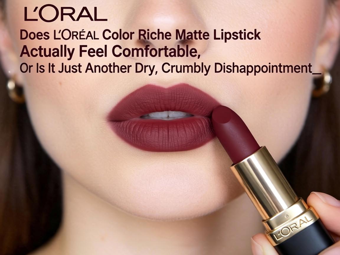Does L'Oréal Color Riche Matte Lipstick Actually Feel Comfortable, or Is It Just Another Dry, Crumbly Disappointment_