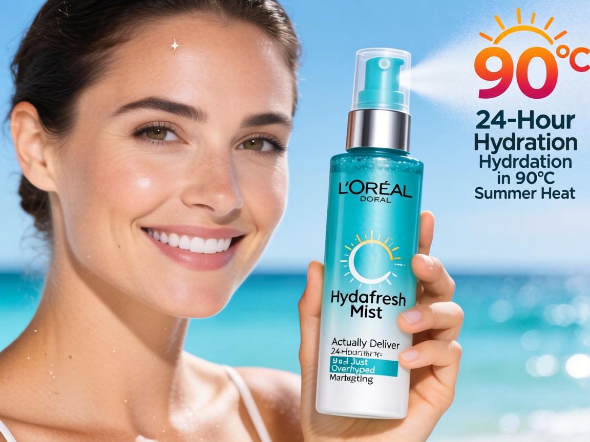 Does L'Oréal Hydrafresh Mist Actually Deliver 24-Hour Hydration in 90°F Summer Heat, or Is It Just Overhyped Marketing_