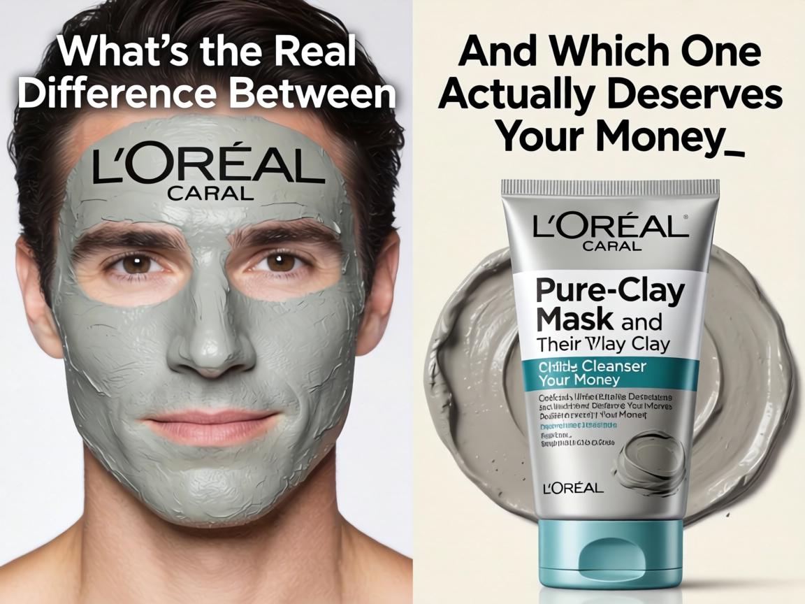 What's the Real Difference Between L'Oréal Pure-Clay Mask and Their Clay Cleanser—And Which One Actually Deserves Your Money_