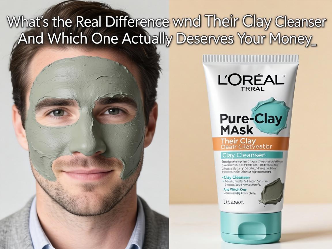 What's the Real Difference Between L'Oréal Pure-Clay Mask and Their Clay Cleanser—And Which One Actually Deserves Your Money_