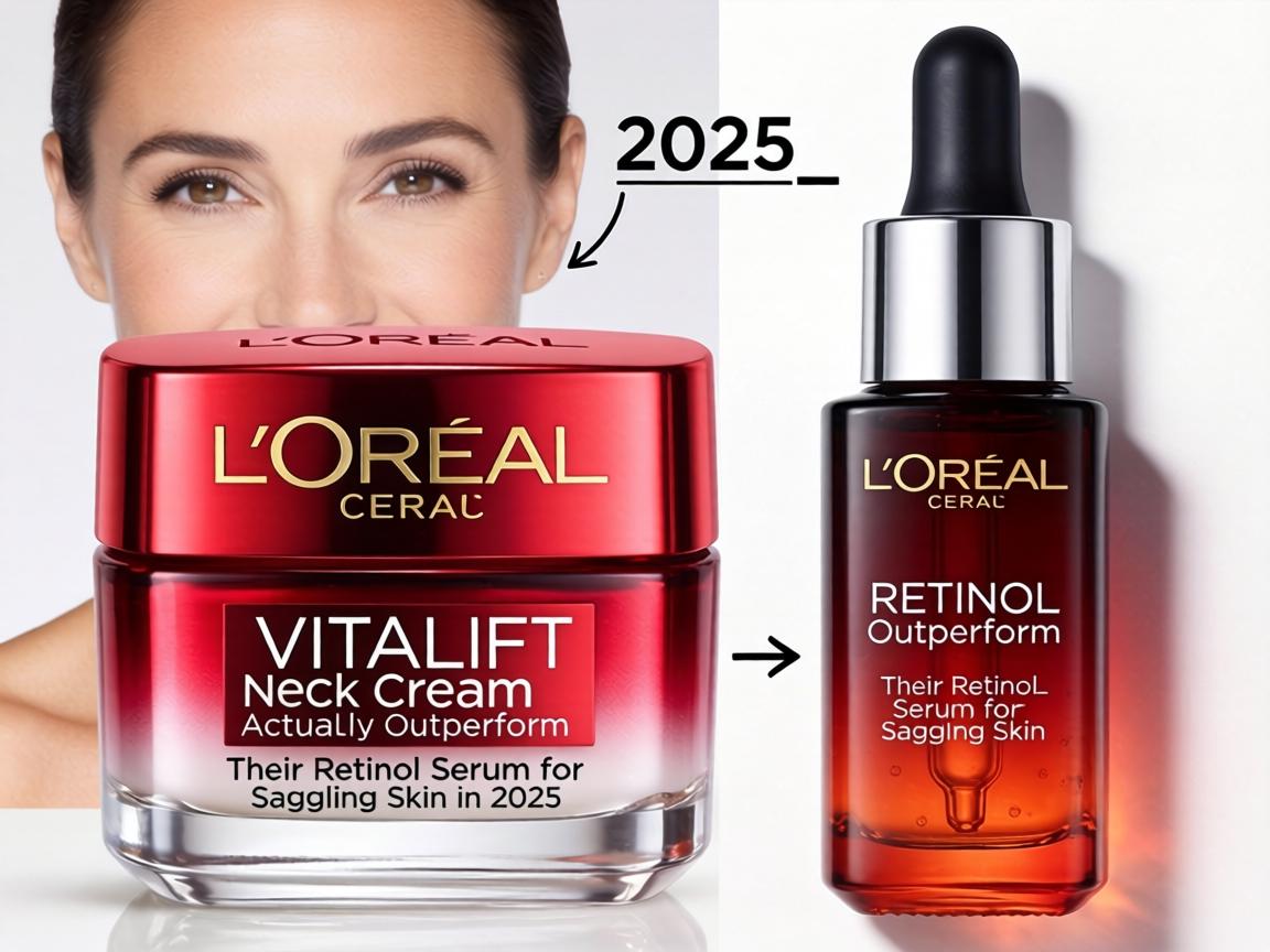 Does L'Oreal Revitalift Neck Cream Actually Outperform Their Retinol Serum for Sagging Skin in 2025_