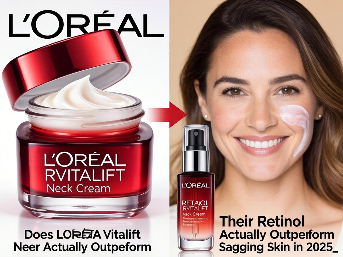 Does L'Oreal Revitalift Neck Cream Actually Outperform Their Retinol Serum for Sagging Skin in 2025_