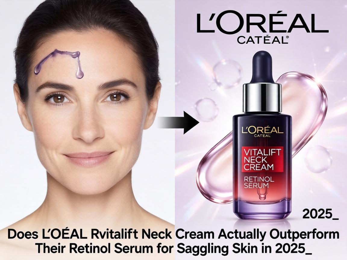 Does L'Oreal Revitalift Neck Cream Actually Outperform Their Retinol Serum for Sagging Skin in 2025_