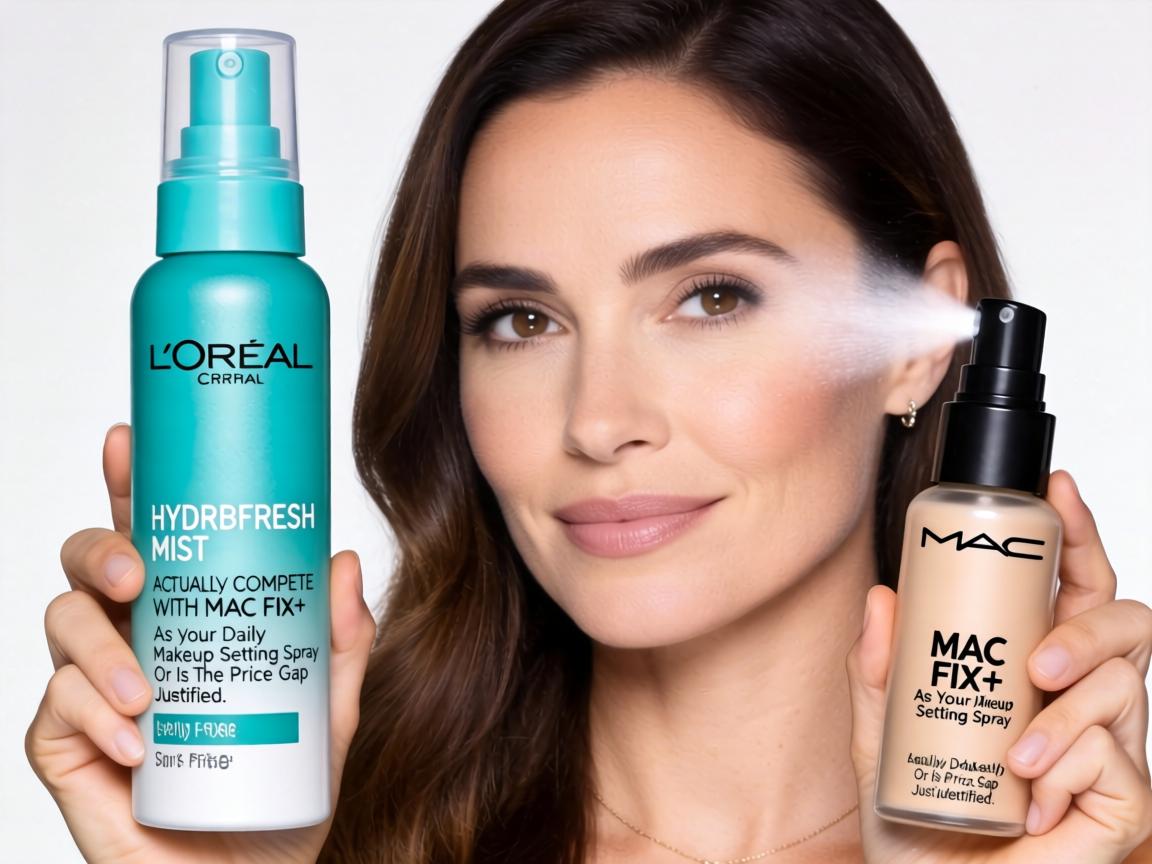 Can L’Oréal Hydrafresh Mist Actually Compete With MAC Fix+ As Your Daily Makeup Setting Spray Or Is The Price Gap Justified_
