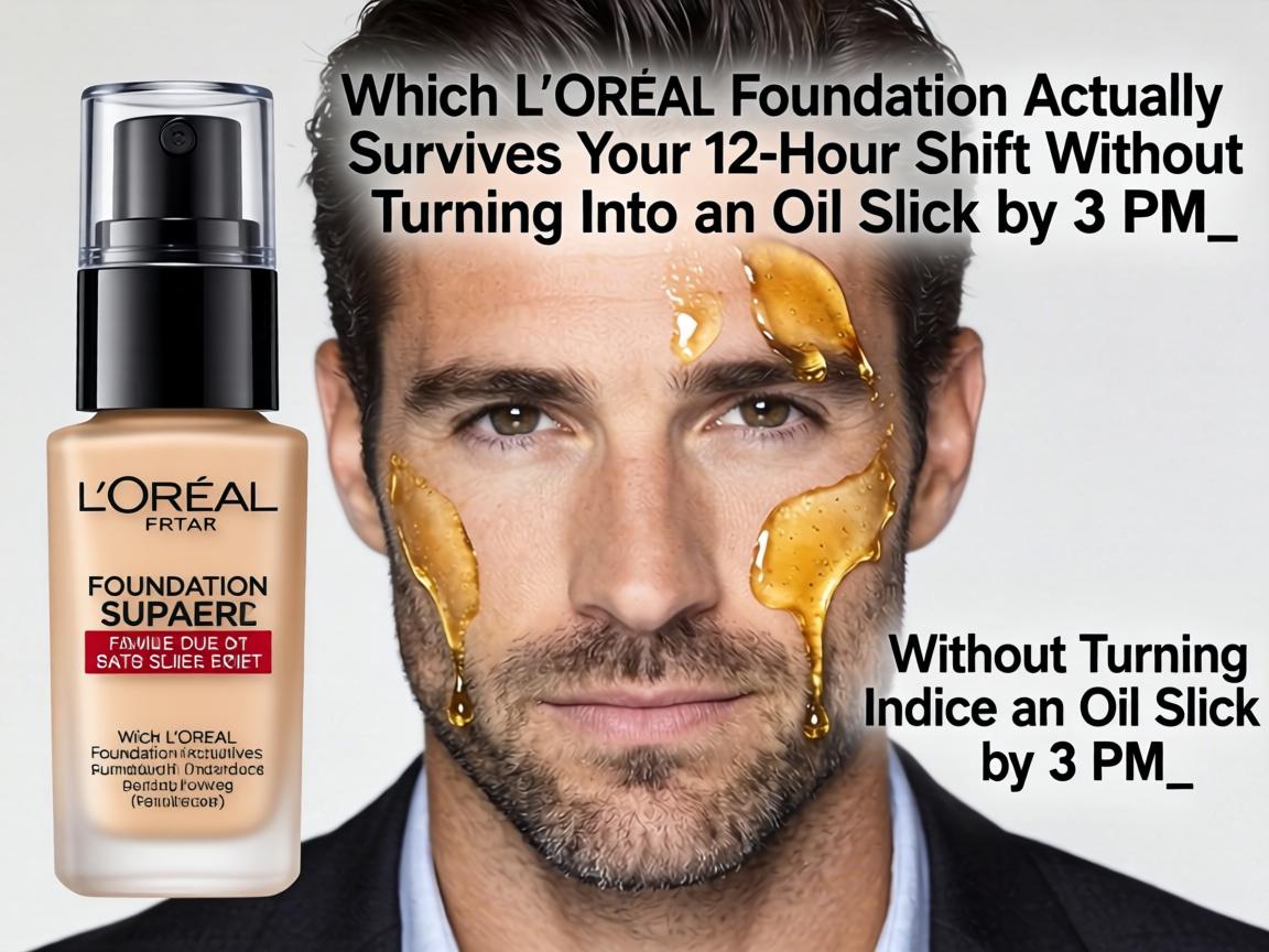 Which L'Oréal Foundation Actually Survives Your 12-Hour Shift Without Turning Into an Oil Slick by 3 PM_