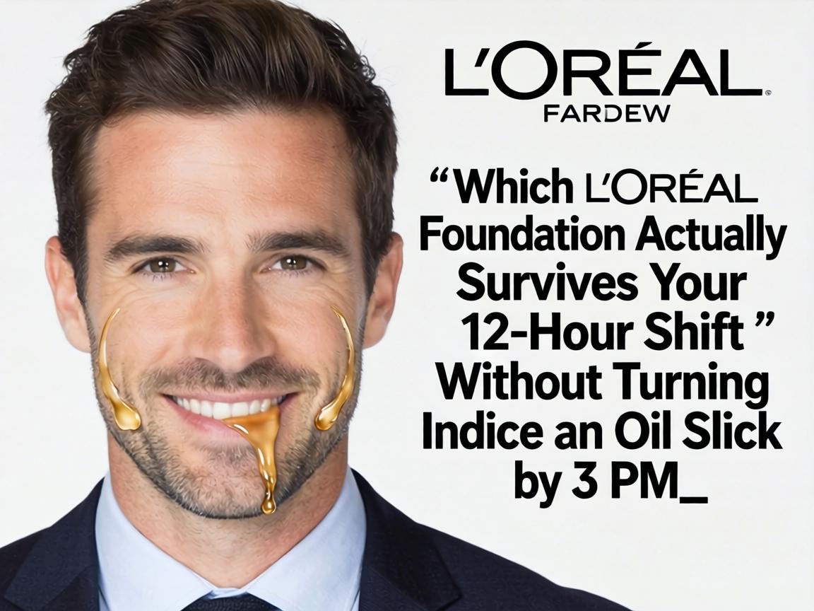 Which L'Oréal Foundation Actually Survives Your 12-Hour Shift Without Turning Into an Oil Slick by 3 PM_
