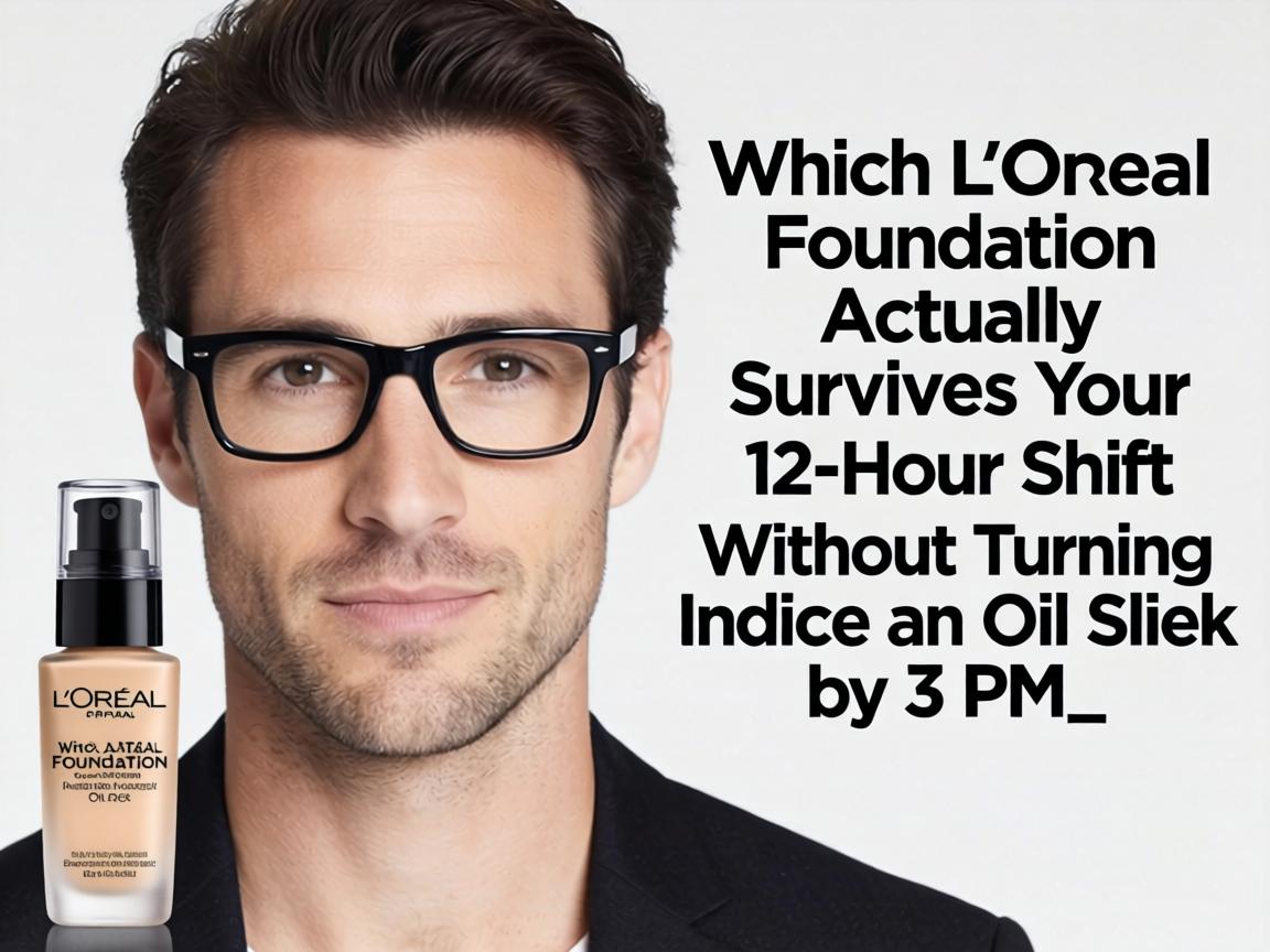 Which L'Oréal Foundation Actually Survives Your 12-Hour Shift Without Turning Into an Oil Slick by 3 PM_