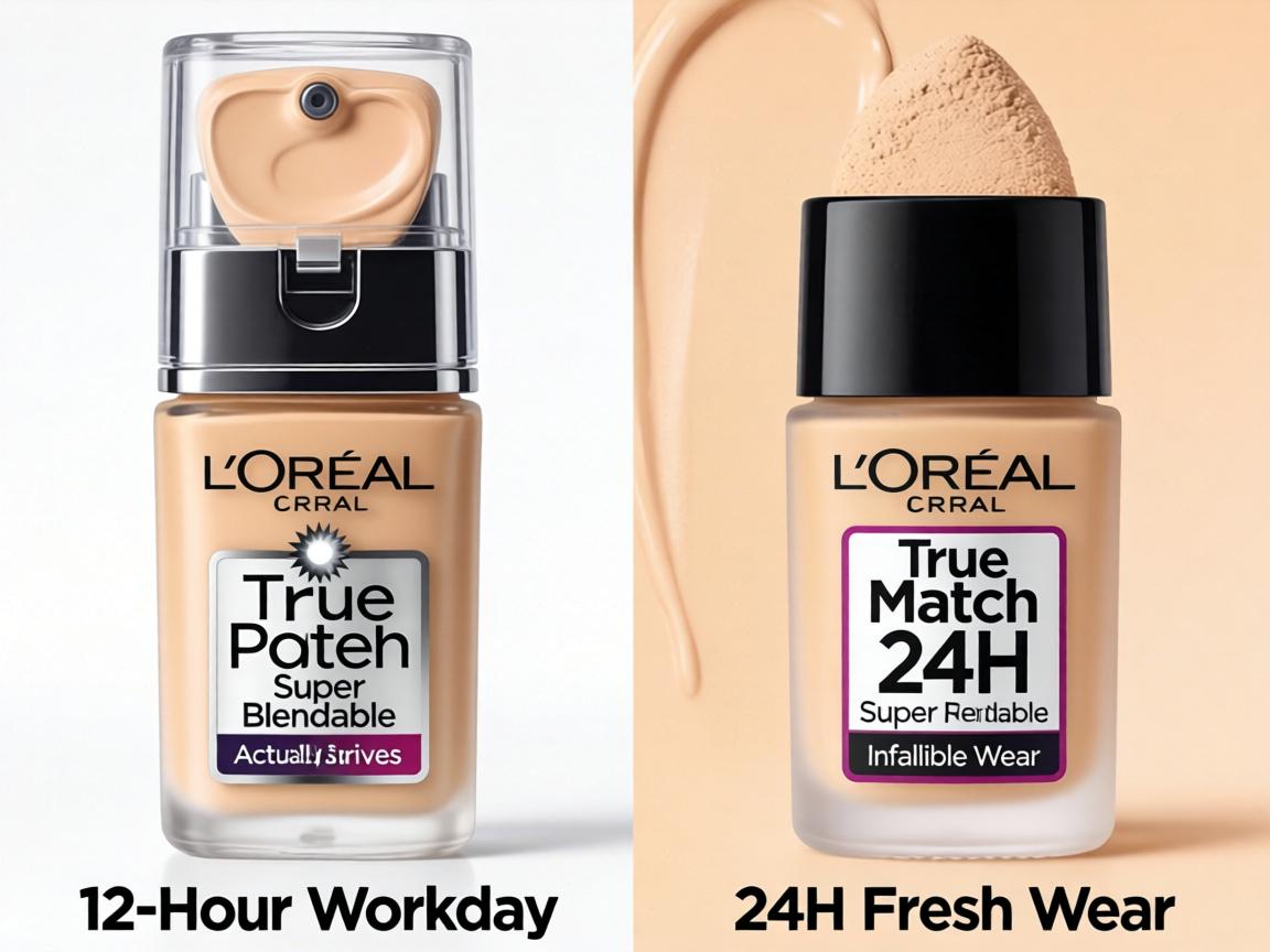 Which L'Oréal Powder Foundation Actually Survives a 12-Hour Workday_ True Match Super Blendable or Infallible 24H Fresh Wear_