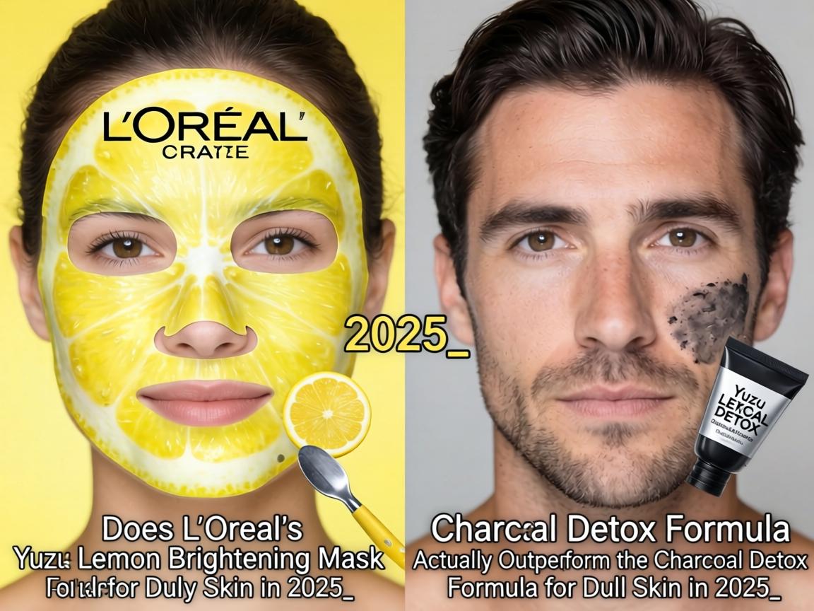 Does L'Oréal's Yuzu Lemon Brightening Mask Actually Outperform the Charcoal Detox Formula for Dull Skin in 2025_