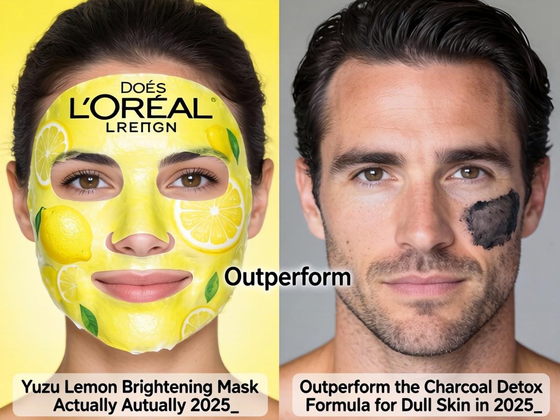 Does L'Oréal's Yuzu Lemon Brightening Mask Actually Outperform the Charcoal Detox Formula for Dull Skin in 2025_