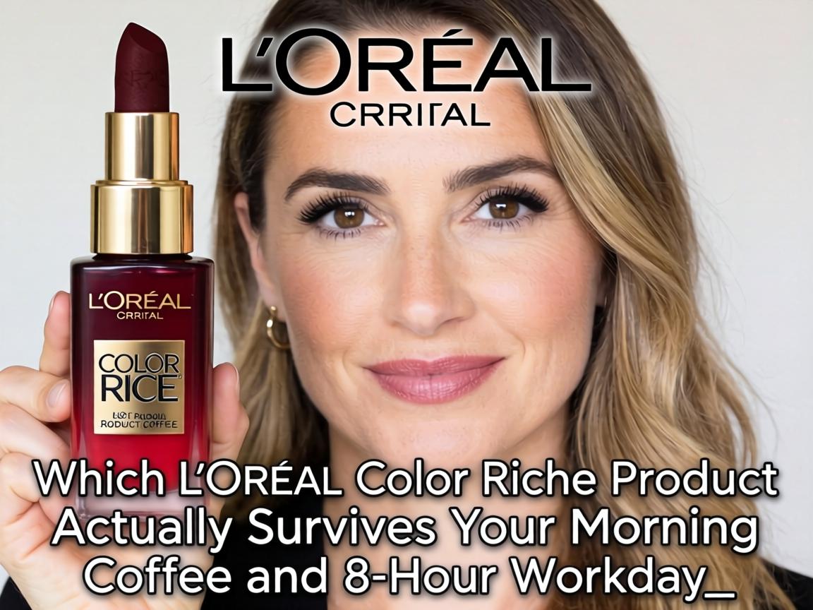 Which L’Oréal Color Riche Product Actually Survives Your Morning Coffee and 8-Hour Workday_