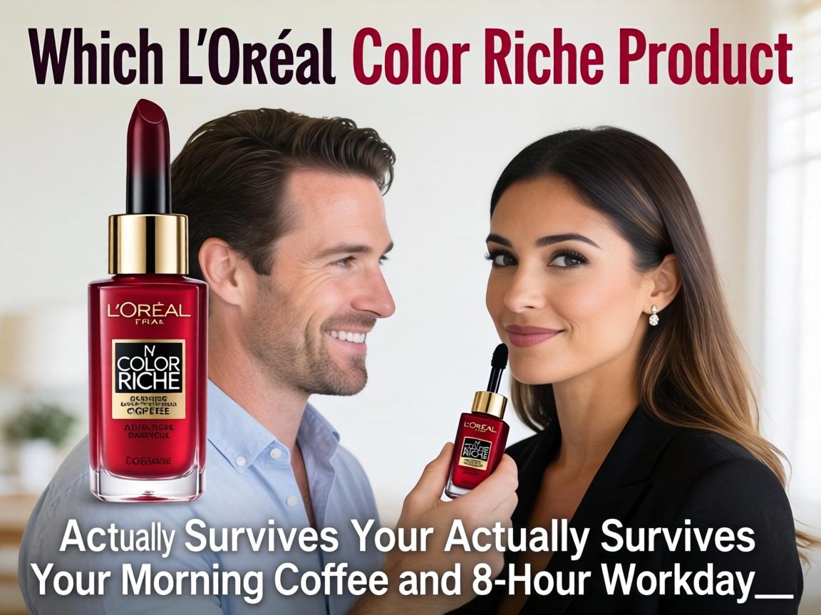 Which L’Oréal Color Riche Product Actually Survives Your Morning Coffee and 8-Hour Workday_