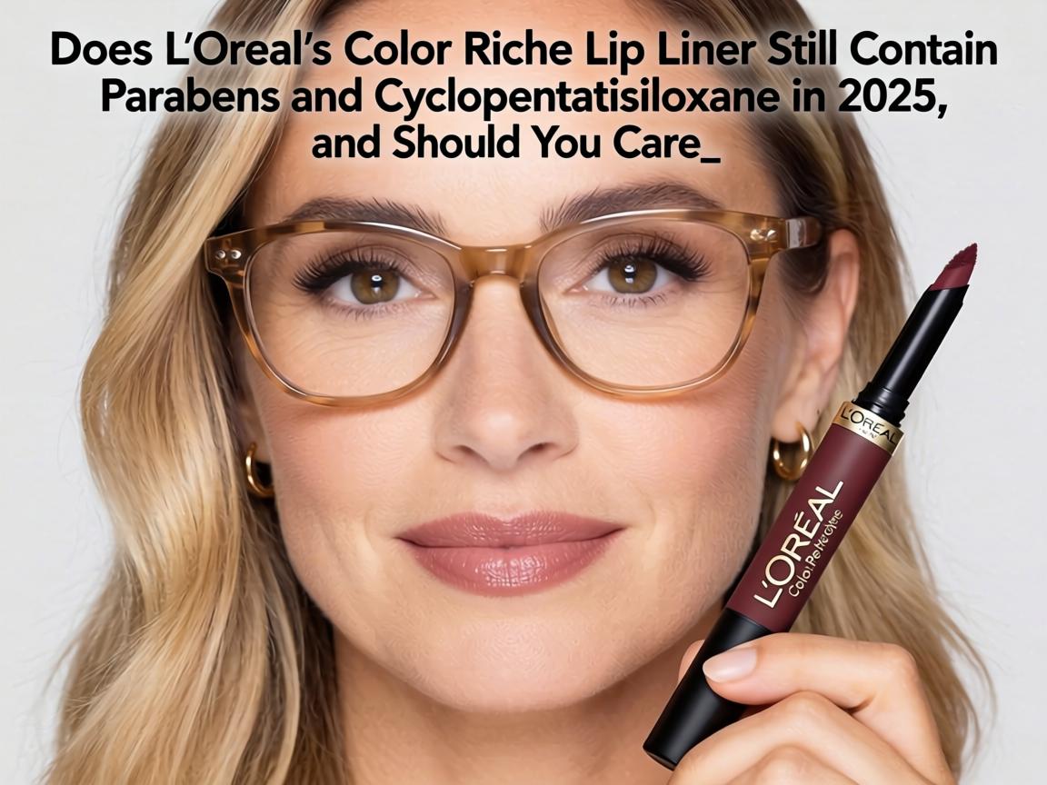 Does L'Oréal's Color Riche Lip Liner Still Contain Parabens and Cyclopentasiloxane in 2025, and Should You Care_
