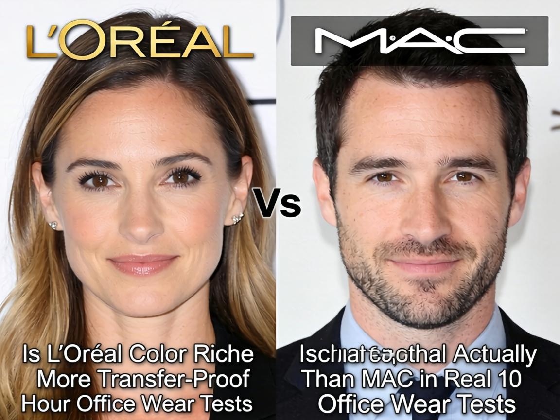 Is L'Oréal Color Riche Actually More Transfer-Proof Than MAC in Real 10-Hour Office Wear Tests_