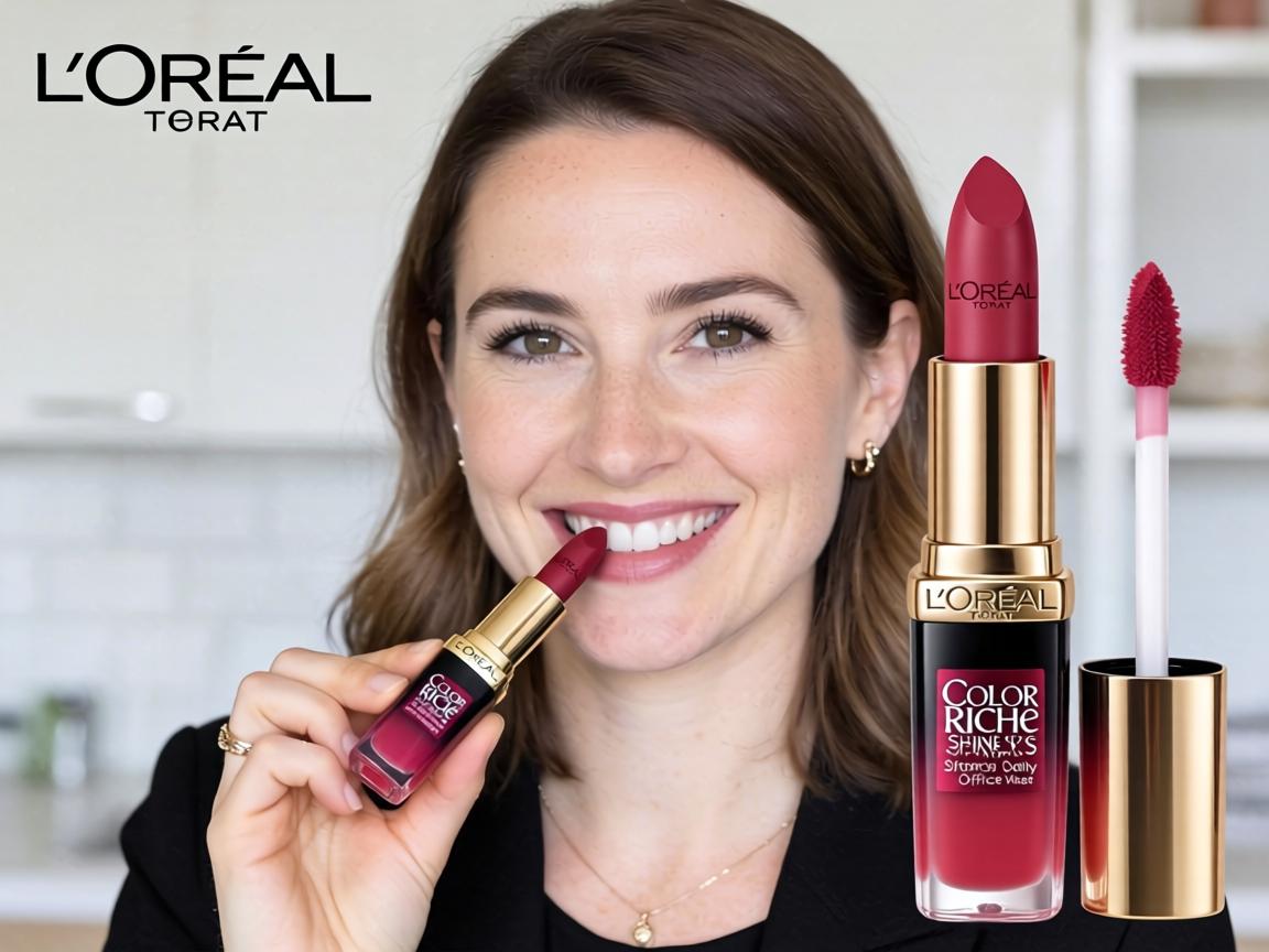 Does L'Oreal Color Riche Shine Lipstick's Signature Rose Scent Trigger Allergies During Daily Office Wear_