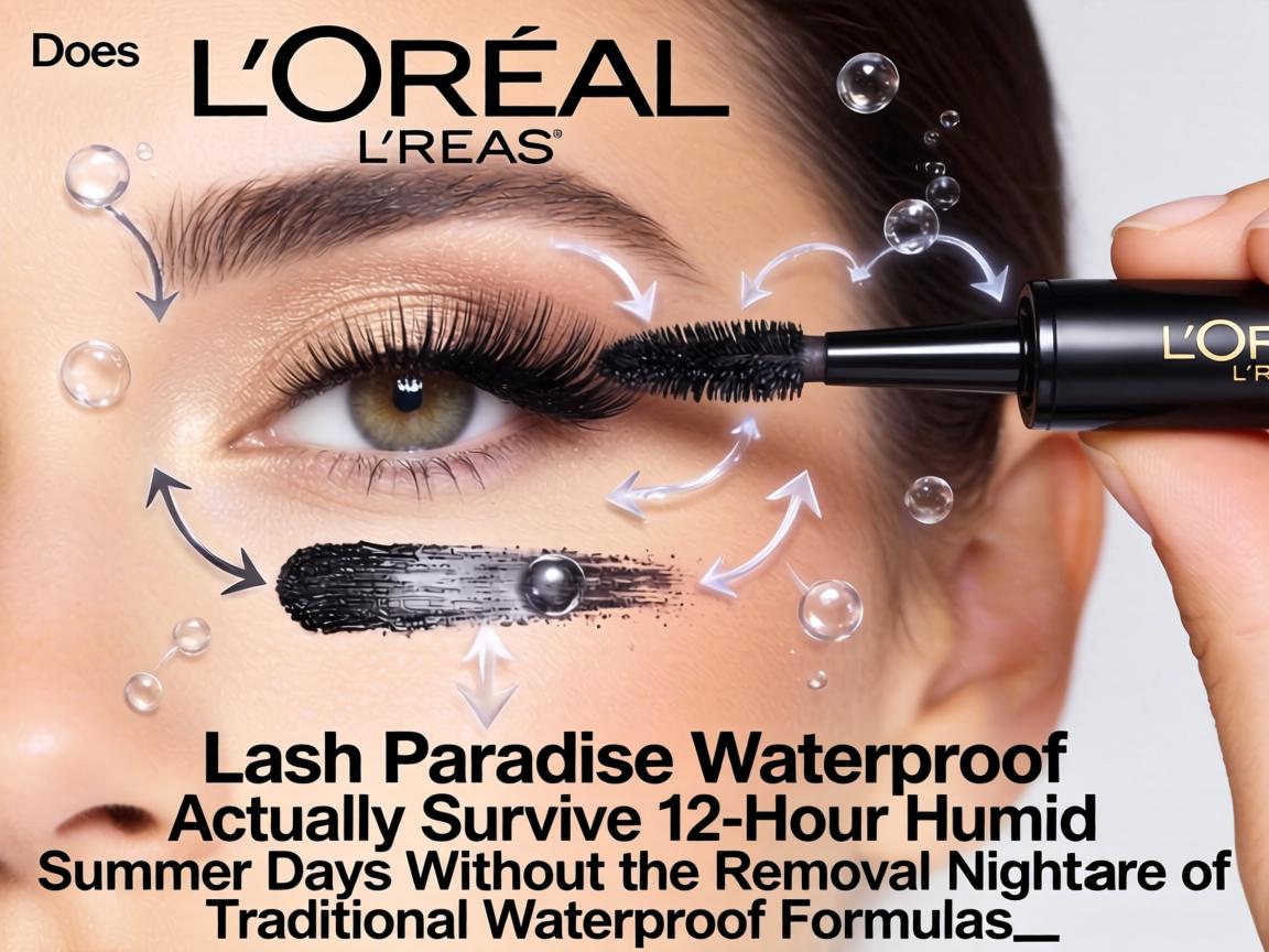 Does L'Oréal Lash Paradise Waterproof Actually Survive 12-Hour Humid Summer Days Without the Removal Nightmare of Traditional Waterproof Formulas_