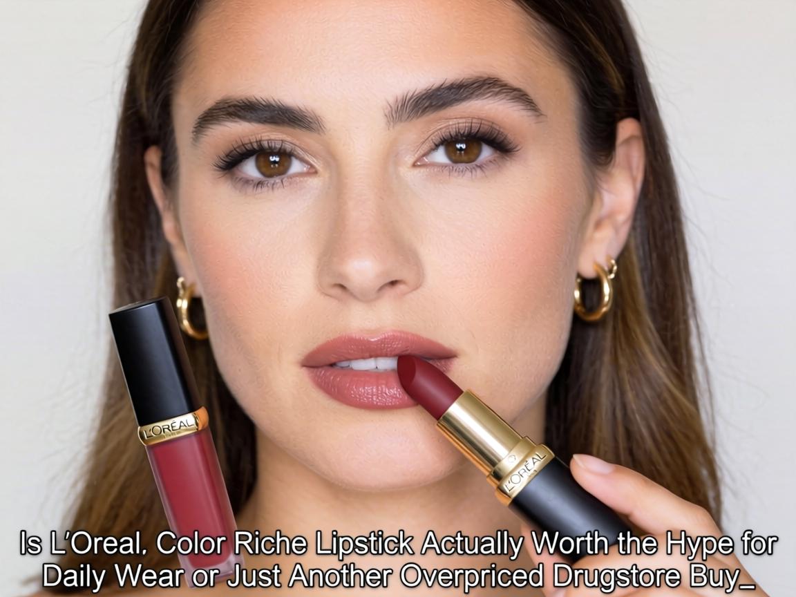 Is L'Oréal Color Riche Lipstick Actually Worth the Hype for Daily Wear or Just Another Overpriced Drugstore Buy_