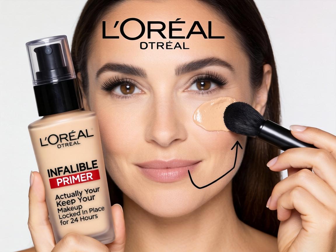 Does L'Oréal Infallible Primer Actually Keep Your Makeup Locked In Place for 24 Hours_