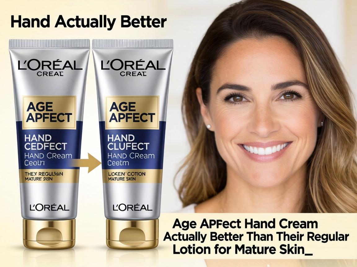 Is L’Oréal Age Perfect Hand Cream Actually Better Than Their Regular Lotion for Mature Skin_