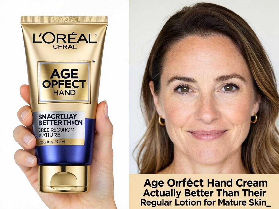 Is L’Oréal Age Perfect Hand Cream Actually Better Than Their Regular Lotion for Mature Skin_