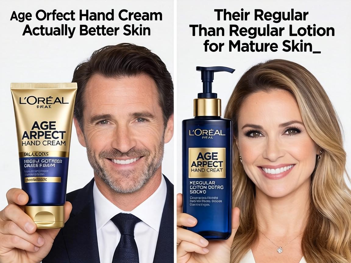 Is L’Oréal Age Perfect Hand Cream Actually Better Than Their Regular Lotion for Mature Skin_