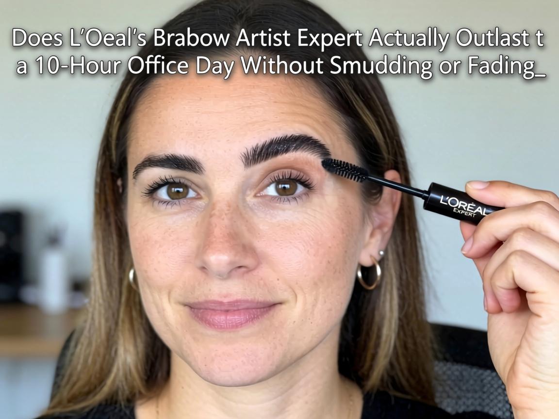 Does L'Oreal's Brow Artist Expert Actually Outlast a 10-Hour Office Day Without Smudging or Fading_