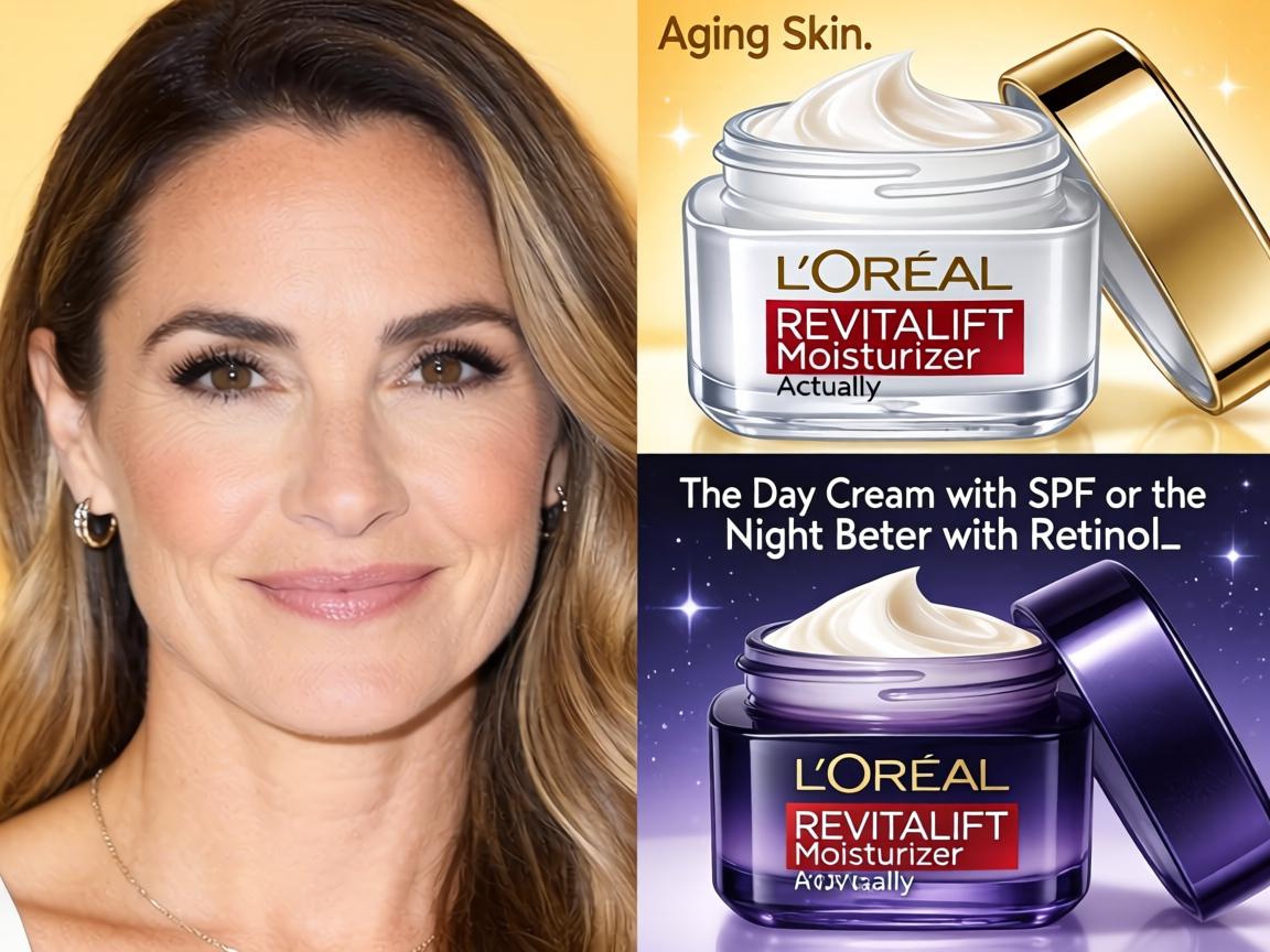 Which L'Oréal Revitalift Moisturizer Actually Works Better for Aging Skin_ The Day Cream with SPF or the Night Cream with Retinol_