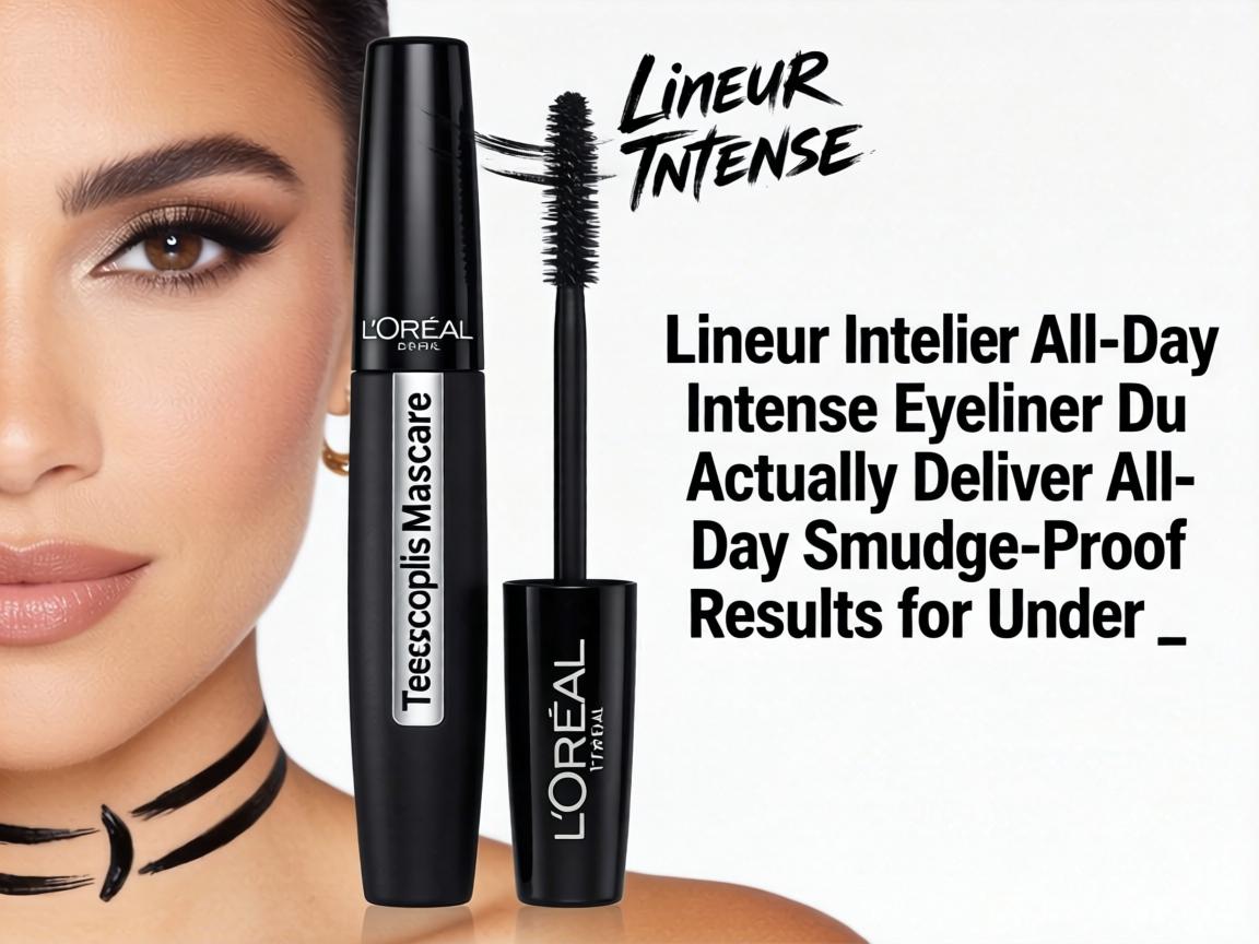 Does L'Oréal's Telescopic Mascara and Lineur Intense Eyeliner Duo Actually Deliver All-Day Smudge-Proof Results for Under $25_