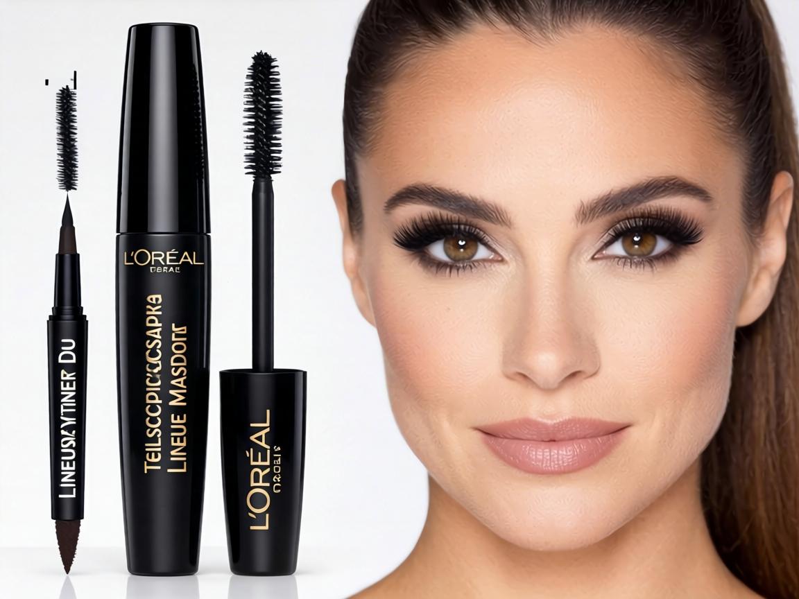 Does L'Oréal's Telescopic Mascara and Lineur Intense Eyeliner Duo Actually Deliver All-Day Smudge-Proof Results for Under $25_