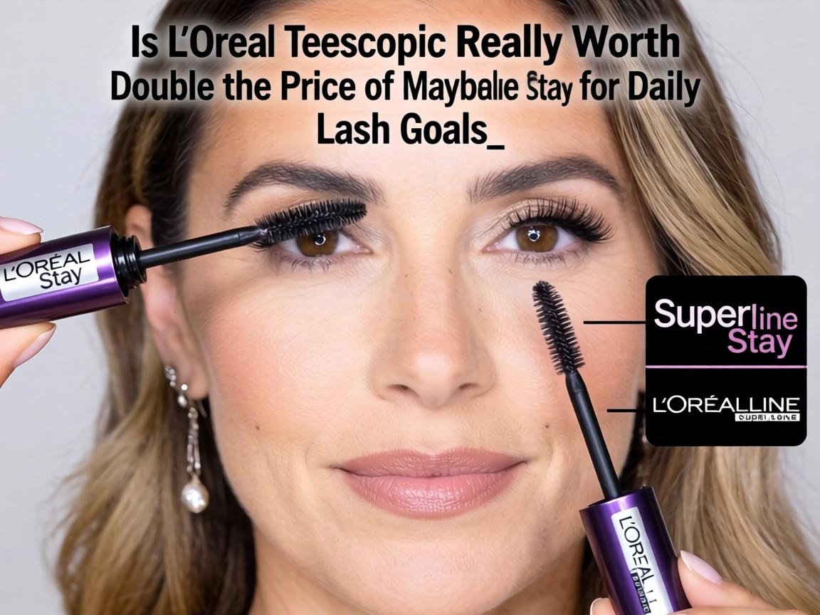 Is L'Oréal Telescopic Really Worth Double the Price of Maybelline Super Stay for Daily Lash Goals_