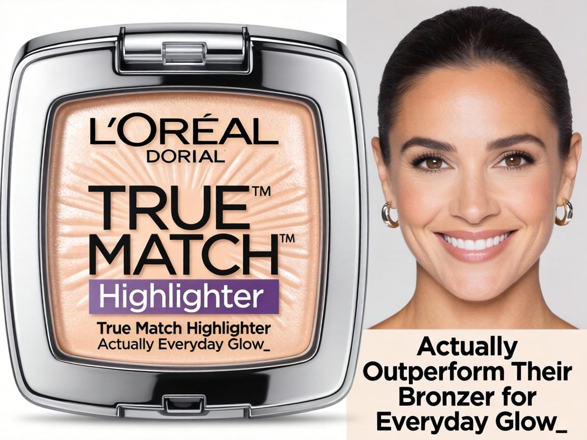 Does L'Oréal True Match Highlighter Actually Outperform Their Bronzer for Everyday Glow_