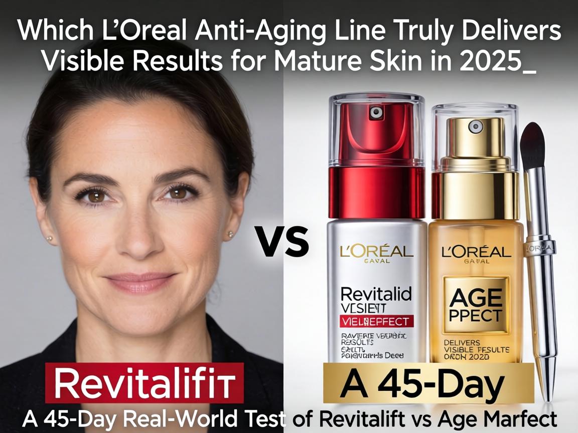 Which L'Oréal Anti-Aging Line Truly Delivers Visible Results for Mature Skin in 2025_ A 45-Day Real-World Test of Revitalift vs Age Perfect_