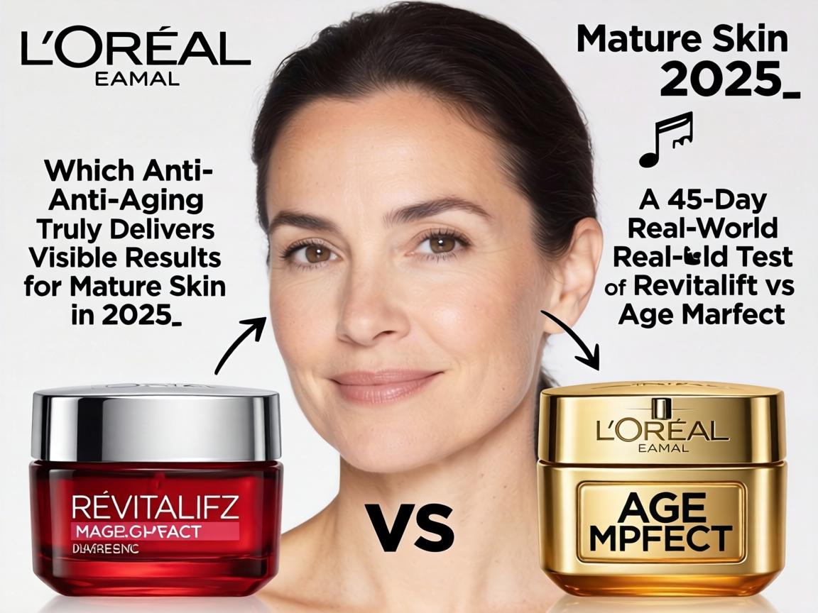 Which L'Oréal Anti-Aging Line Truly Delivers Visible Results for Mature Skin in 2025_ A 45-Day Real-World Test of Revitalift vs Age Perfect_