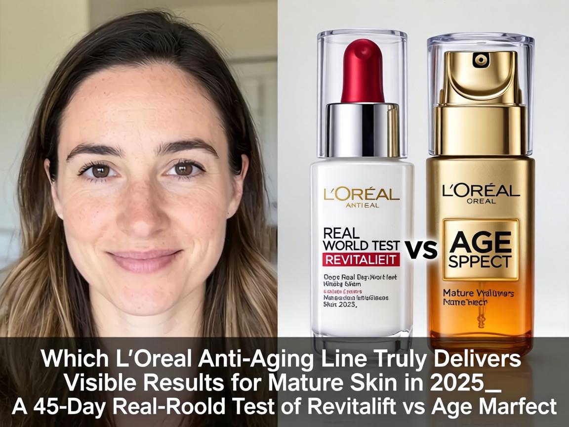 Which L'Oréal Anti-Aging Line Truly Delivers Visible Results for Mature Skin in 2025_ A 45-Day Real-World Test of Revitalift vs Age Perfect_