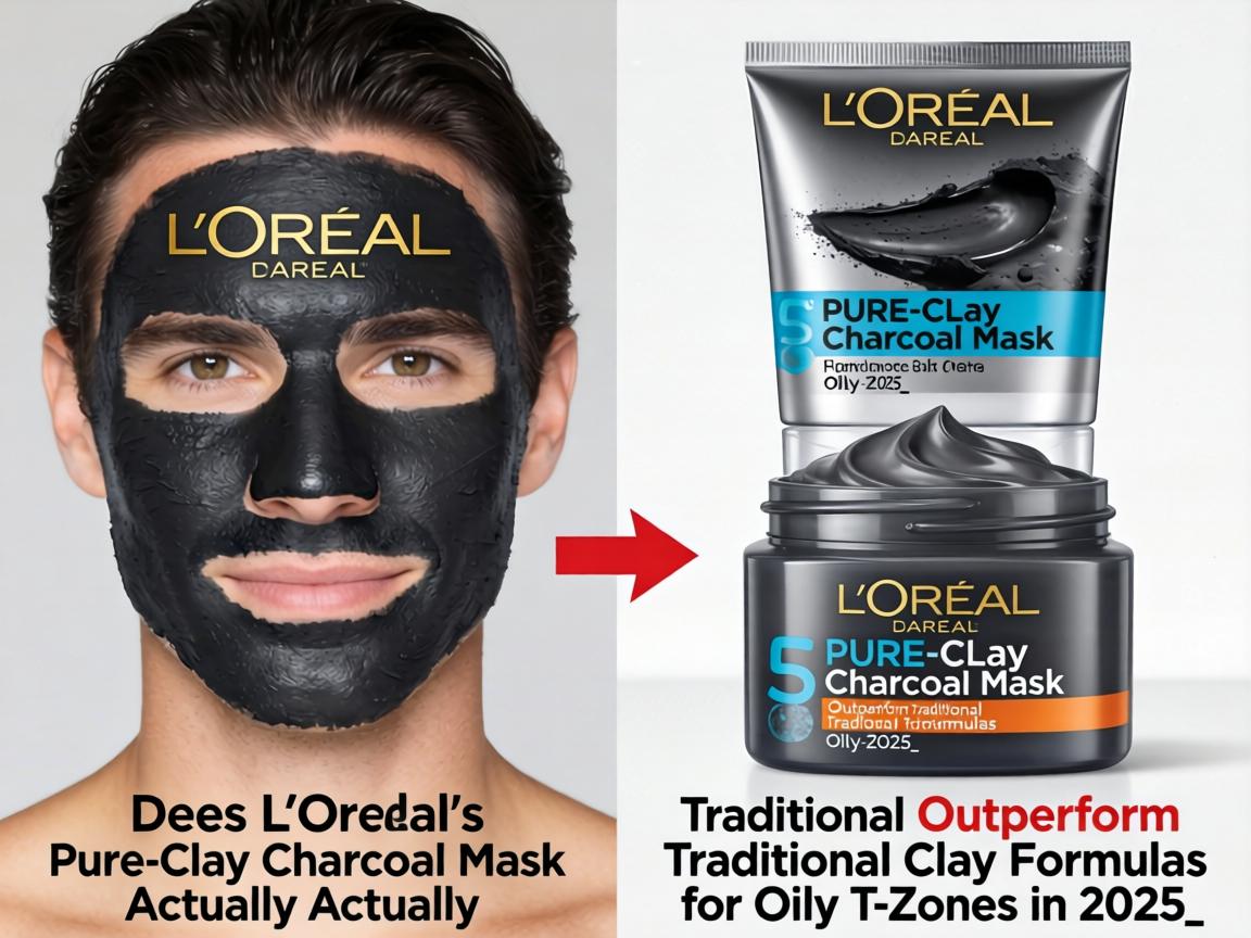 Does L'Oréal's Pure-Clay Charcoal Mask Actually Outperform Traditional Clay Formulas for Oily T-Zones in 2025_