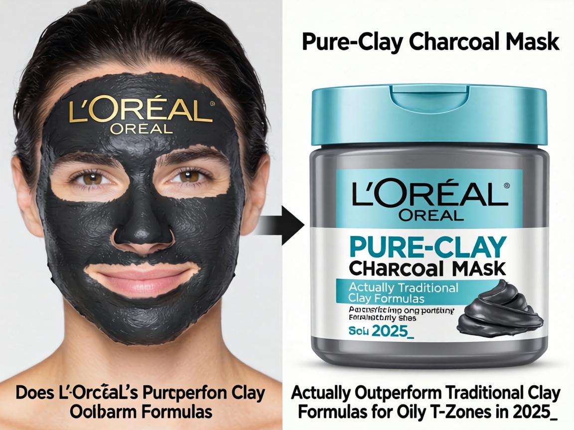 Does L'Oréal's Pure-Clay Charcoal Mask Actually Outperform Traditional Clay Formulas for Oily T-Zones in 2025_